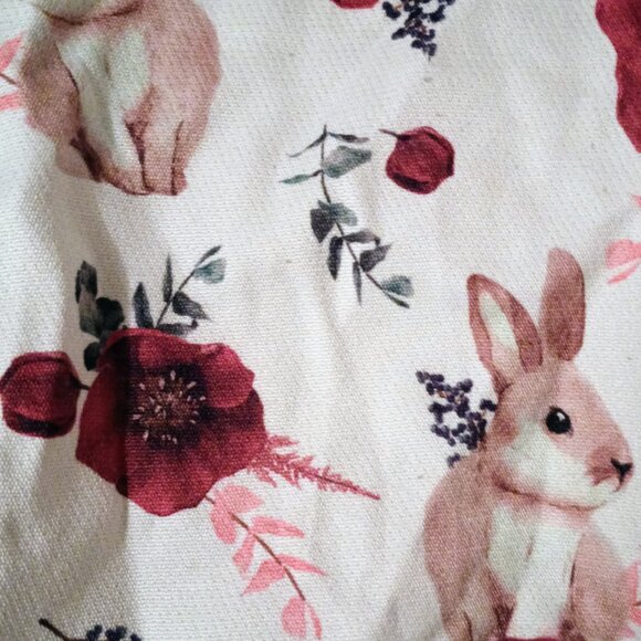 Bunny print overalls - size 12months - Picture 3 of 4